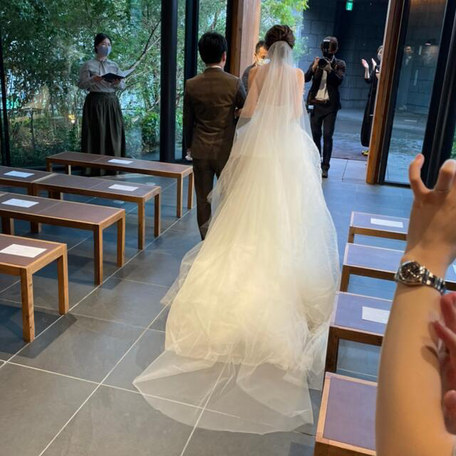 Vera Wang(ヴェラウォン)のwedding ベール ハンドメイドのウェディング(ヘッドドレス/ドレス)の商品写真