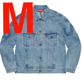 シュプリーム(Supreme)のSupreme Inset Logo Denim Trucker Jacket(Gジャン/デニムジャケット)