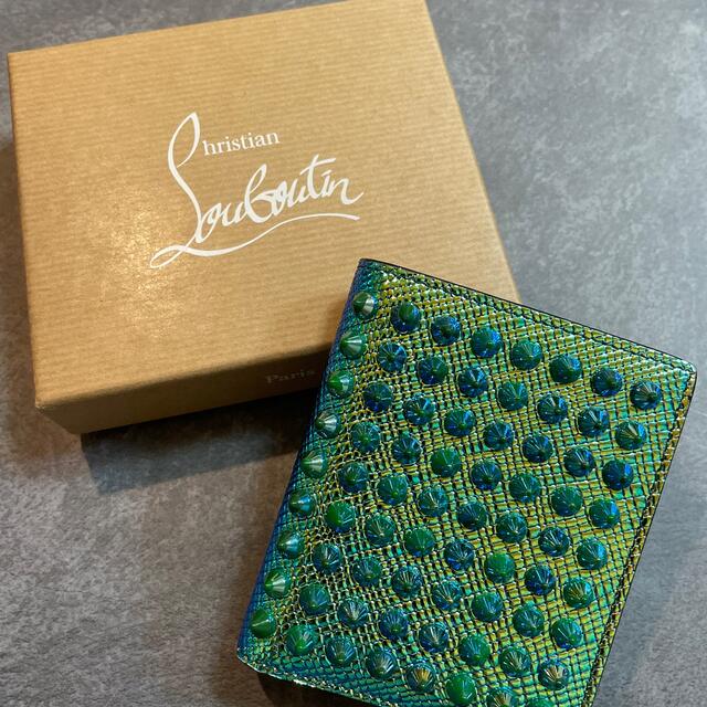 Christian Louboutin(クリスチャンルブタン)の【少しお値下げ】クリスチャンルブタン　二つ折り財布 レディースのファッション小物(財布)の商品写真