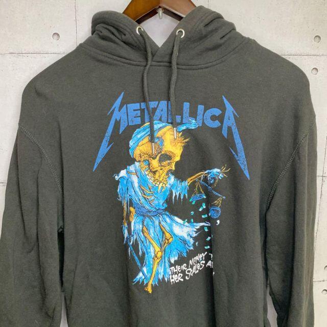 目玉 METALLICA メタリカ トップス パーカー バンド ロック 冬 春