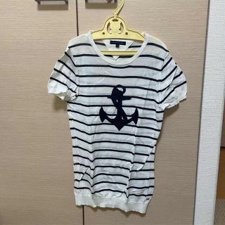 トミーヒルフィガー(TOMMY HILFIGER)のトミー　ニットTシャツ(Tシャツ(半袖/袖なし))