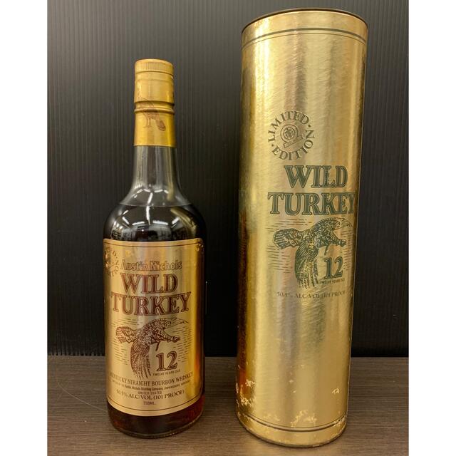 古酒 ワイルドターキー 12年 ゴールドラベル 限定 未開栓 A-6 く日はお