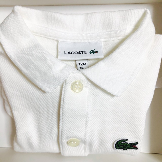 LACOSTE(ラコステ)のLACOSTE ボディスーツ　半袖　ラコステ キッズ/ベビー/マタニティのベビー服(~85cm)(ロンパース)の商品写真