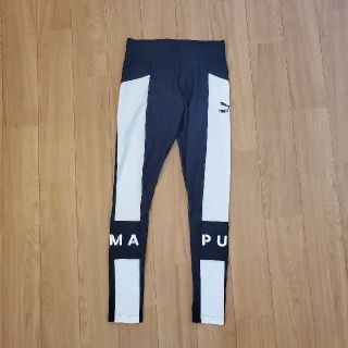 プーマ(PUMA)のPUMA　XTG ウィメンズ レギンス　M ブラック×ホワイト　スポーツタイツ(レギンス/スパッツ)