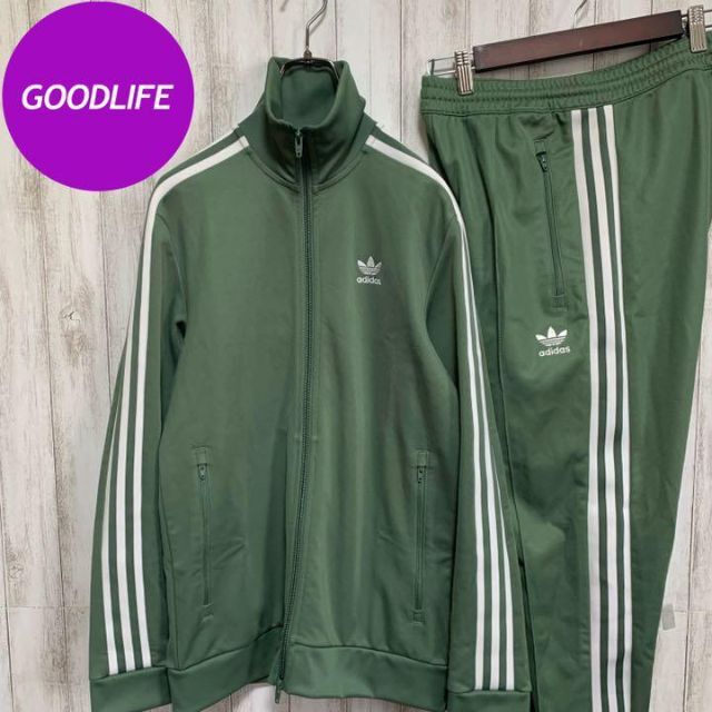 adidas ジャージ　グリーン