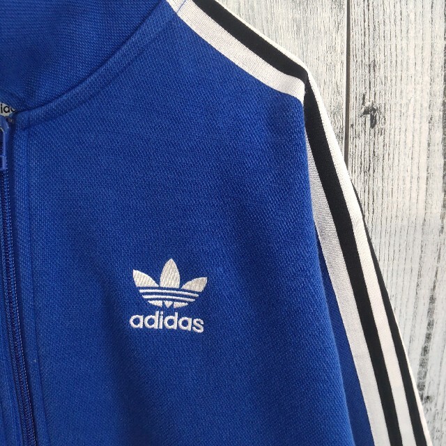 adidas ジャージ ウエア スリーライン 刺繍ロゴ