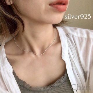 トゥデイフル(TODAYFUL)のsilver925スネークチェーンネックレス(ネックレス)