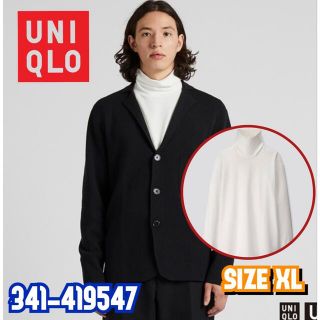 ユニクロ(UNIQLO)の【良品　春物】ユニクロ　タートルネックT ホワイト(ニット/セーター)