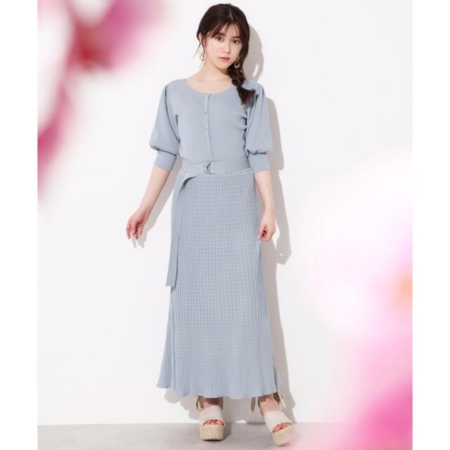 【NICE CLAUP】 前後2Wayニットセットアップ
