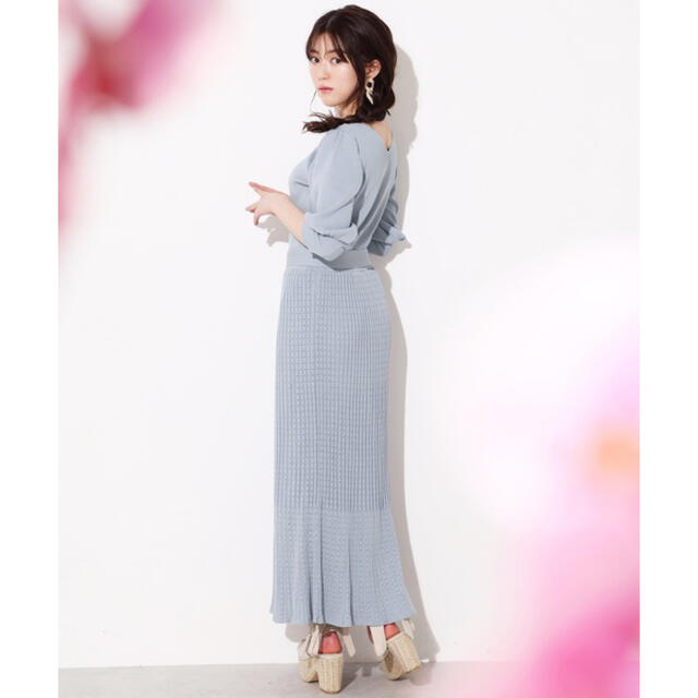 【NICE CLAUP】 前後2Wayニットセットアップ