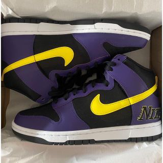 ナイキ(NIKE)のNIKE DUNK HIGH "COURT PURPLE" "LAKERS"  (スニーカー)