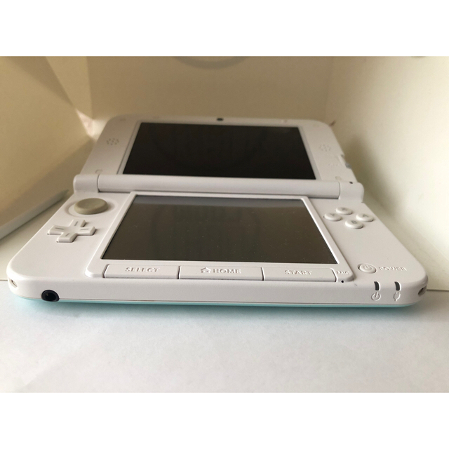 ニンテンドー3DS(ニンテンドー3DS)の充電器無し】 3DSLL 本体 ミント ホワイト タッチペン 充電器付き エンタメ/ホビーのゲームソフト/ゲーム機本体(携帯用ゲーム機本体)の商品写真