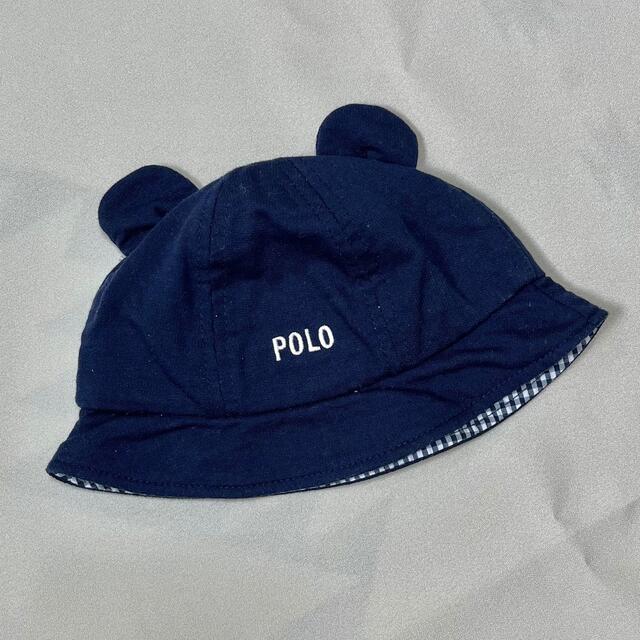 POLO RALPH LAUREN(ポロラルフローレン)のポロベビー　クマ耳帽子 キッズ/ベビー/マタニティのこども用ファッション小物(帽子)の商品写真