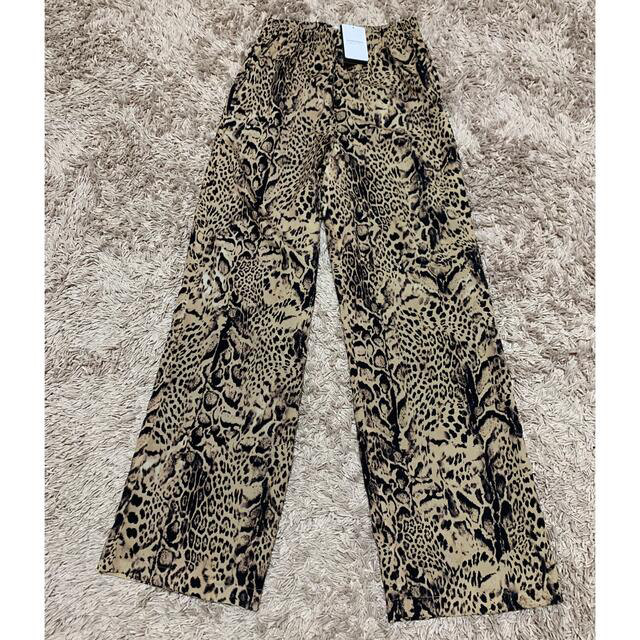 L'Appartement DEUXIEME CLASSE(アパルトモンドゥーズィエムクラス)のお取り置き中◆Leopard Relaxed Pants 34 レディースのパンツ(カジュアルパンツ)の商品写真