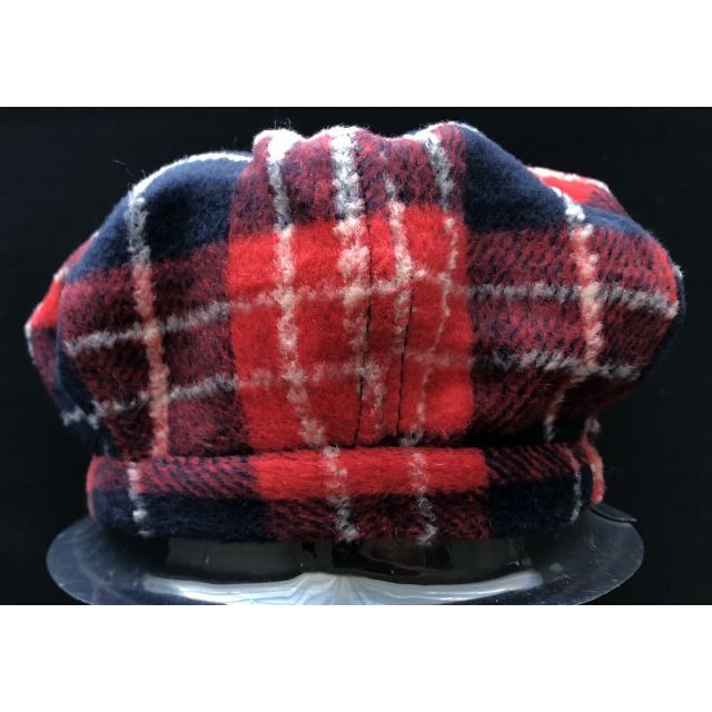 新品 未使用品 Keys ベレー帽 秋冬 チェック柄 おしゃれ かわいい レディースの帽子(ハンチング/ベレー帽)の商品写真