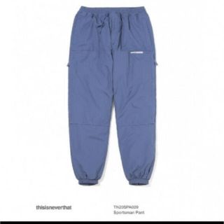 ディスイズネバーザット(thisisneverthat)のthisisneverthat Sportsman Pant Blue Lサイズ(ワークパンツ/カーゴパンツ)