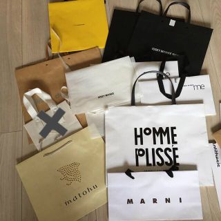 イッセイミヤケ(ISSEY MIYAKE)の確認用 ショップ袋まとめ売りＢ(その他)