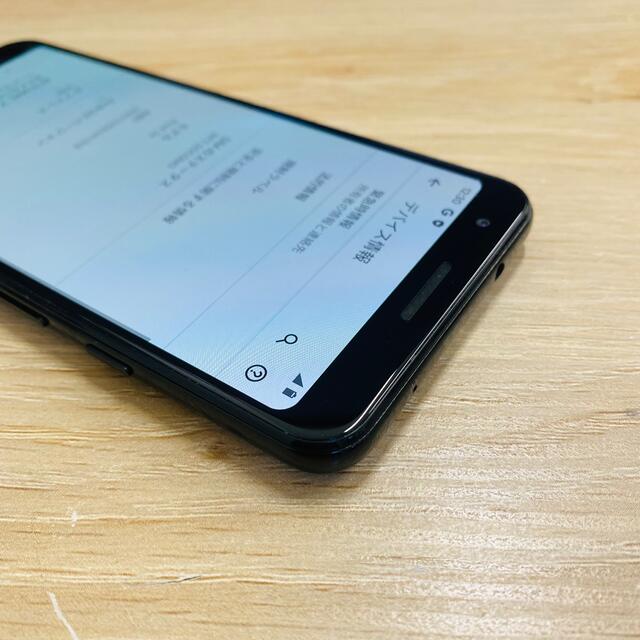 Google Pixel(グーグルピクセル)のGoogle Pixel 3a SimフリーJust Black スマホ/家電/カメラのスマートフォン/携帯電話(スマートフォン本体)の商品写真