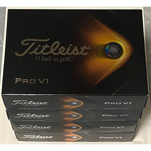 Titleist(タイトリスト)の【新品】タイトリスト/プロV1★4ダース チケットのスポーツ(ゴルフ)の商品写真