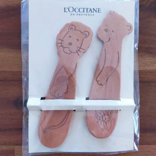 ロクシタン(L'OCCITANE)のロクシタン　シアハニー　ノベルティ　カトラリーセット　木製(ノベルティグッズ)