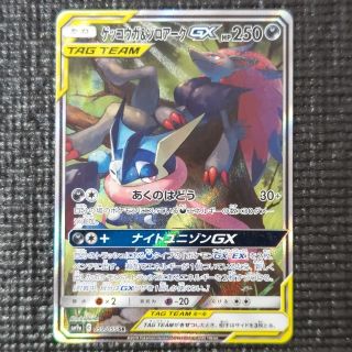 ポケモン(ポケモン)のゲッコウガ＆ゾロアークGX SR sa(シングルカード)