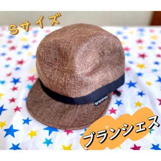 ブランシェス(Branshes)の【ほぼ未使用】ブランシェス 帽子 ボウシ キャップ ブラウン Sサイズ 男の子(帽子)