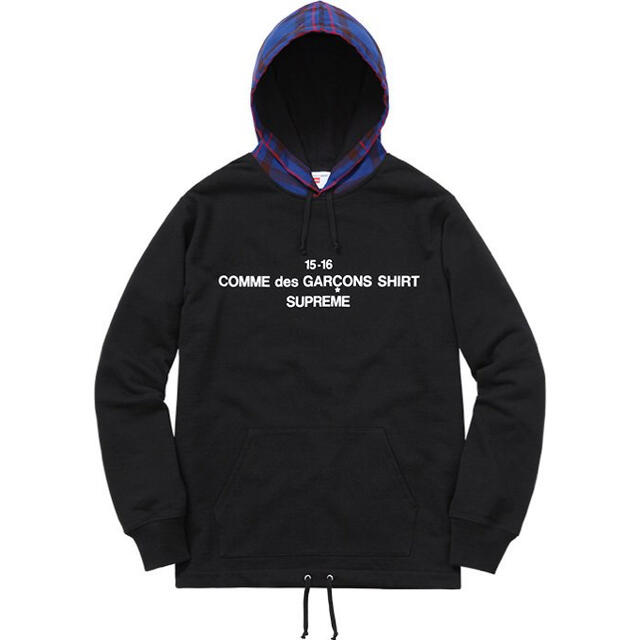 15AW Supreme × COMME des GARÇONS hoodie