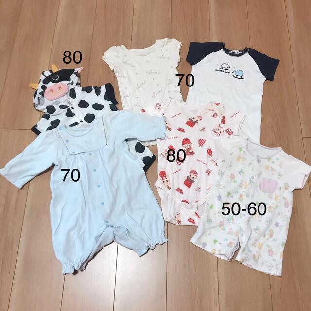 BURBERRY ベビーロンパース 60 70 4点セット-