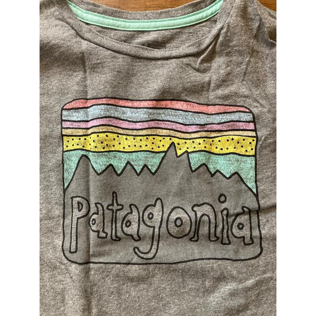 patagonia(パタゴニア)のGO hemp七分丈Tシャツ、patagoniaロンTキッズ用2枚セット キッズ/ベビー/マタニティのキッズ服男の子用(90cm~)(Tシャツ/カットソー)の商品写真