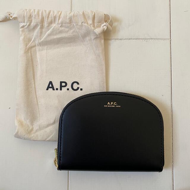 アーペーセー ハーフムーン ウォレット Black 12Ig2XY9hY ...