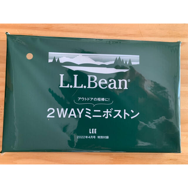 L.L.Bean(エルエルビーン)のLEE4月号 付録　L.L.Bean 2wayミニボストン レディースのバッグ(ショルダーバッグ)の商品写真