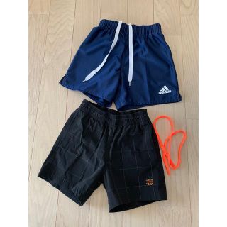 ザラキッズ(ZARA KIDS)のadidas ZARAハーフパンツ２枚セット100〜110 (パンツ/スパッツ)