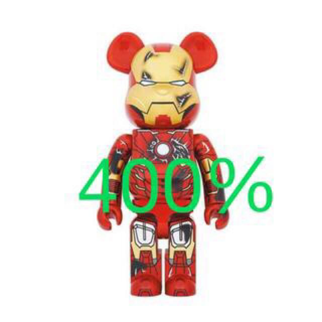 BE@RBRICK IRON MAN MARK VII DAMAGE 400%ベアブリック