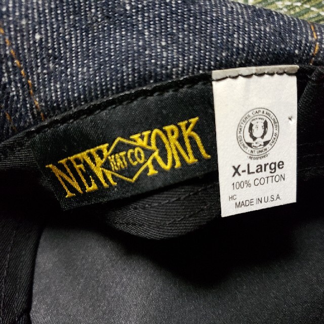 NEW YORK HAT(ニューヨークハット)のニューヨークハット　キャスケット　XLサイズ メンズの帽子(ハンチング/ベレー帽)の商品写真