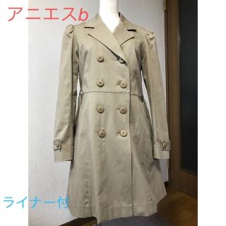 agnes b.新品コート。定価５万！！ダブルジップ細身コート。週末1500引き