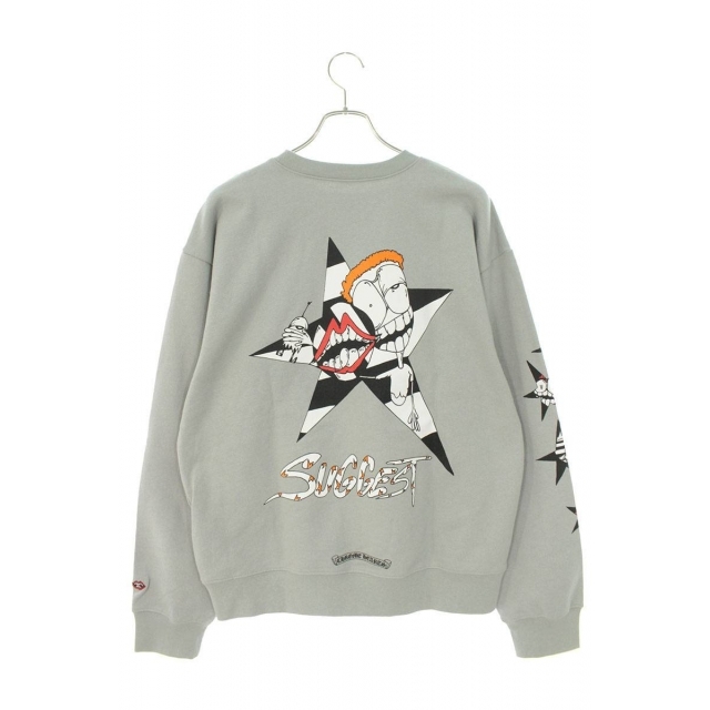 クロムハーツ  99 EYES CHOMPER SWTSHRT MATTY BOYバックプリントスウェットカットソー メンズ XL