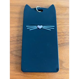 ケイトスペードニューヨーク(kate spade new york)の【ツキミ様専用品】ケイトスペードニューヨーク　ネコ　シリコン　IDケース(パスケース/IDカードホルダー)