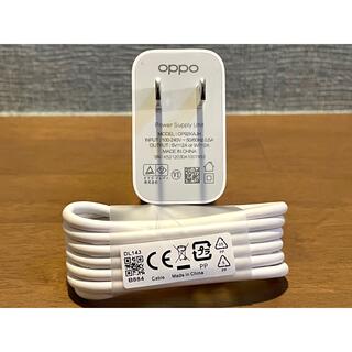 オッポ(OPPO)のOPPO 充電器 純正 microUSB（micro-B）／未使用品(バッテリー/充電器)