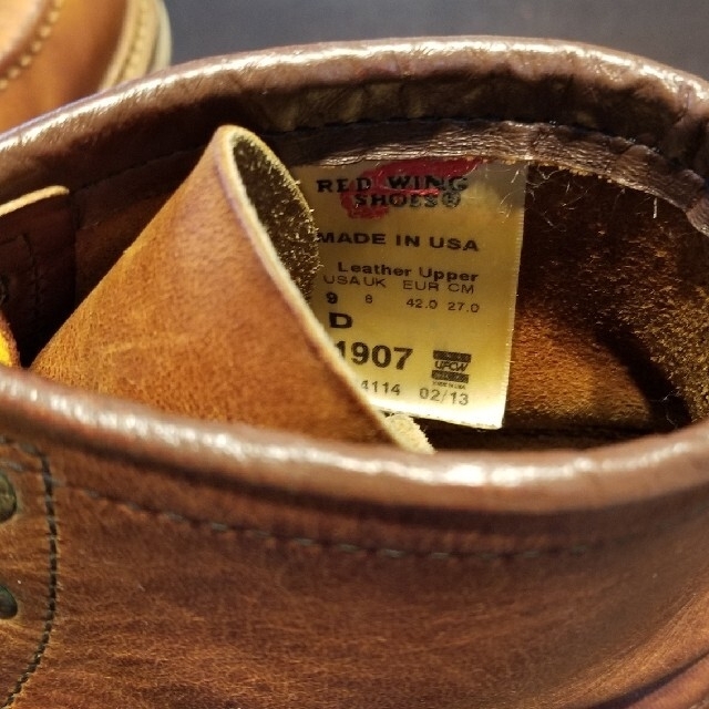 靴/シューズRED WING 　レッドウイング　1907　US9　27cm