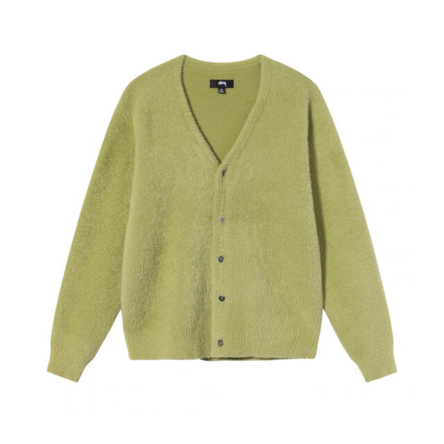 LimeサイズSTUSSY SHAGGY CARDIGAN