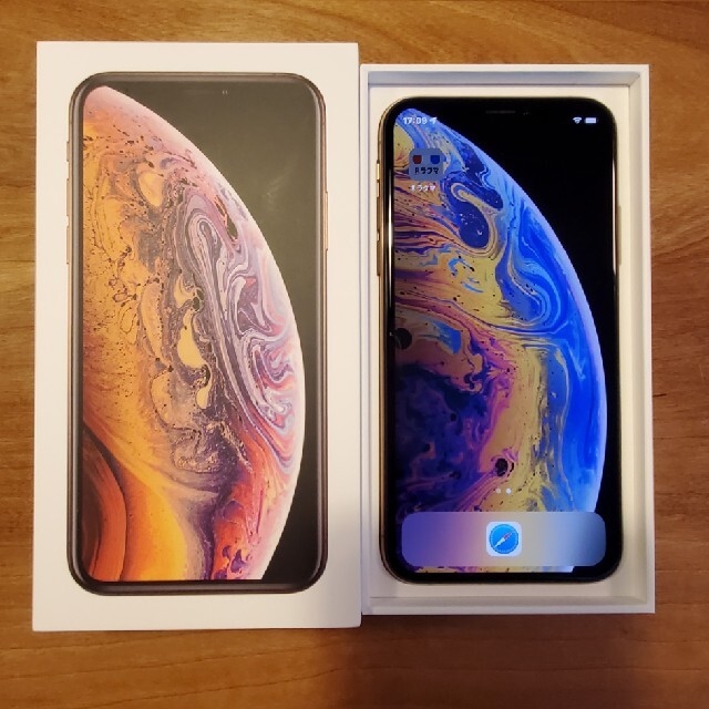 アップル iPhone XS 64GB Gold 【美品】スマートフォン携帯電話