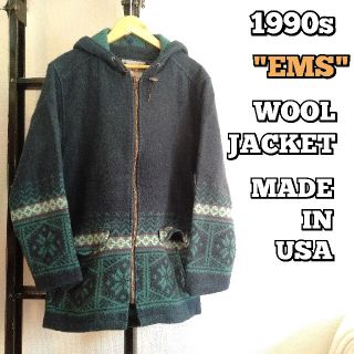 イームス(EMS)の1990s EMS WOOL JACKET　MADE IN USA(ブルゾン)