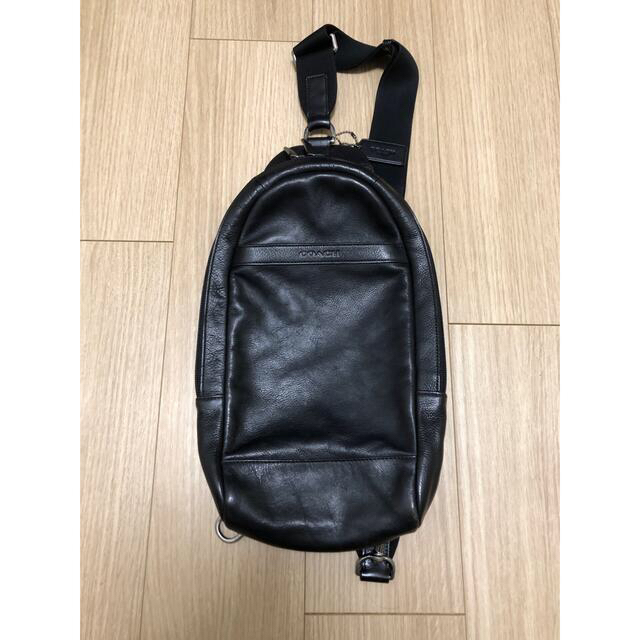 専用です。コーチ ボディバッグ レザー ブラック メンズ 全商品