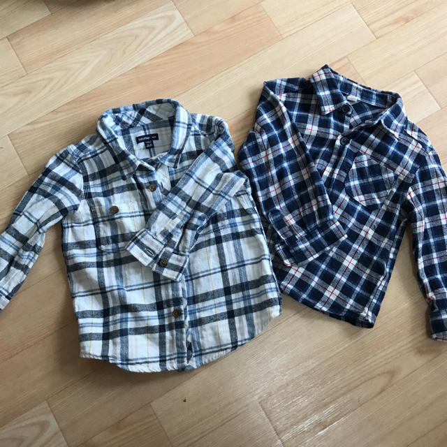 GAP(ギャップ)の拓磨MaMa 様 専用GAP チェックシャツ ZARA ブリーズ好きに キッズ/ベビー/マタニティのキッズ服男の子用(90cm~)(Tシャツ/カットソー)の商品写真