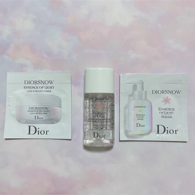 Dior(ディオール)のDIOR SNOW  サンプル3点セット コスメ/美容のキット/セット(サンプル/トライアルキット)の商品写真