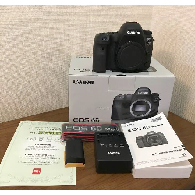 ⭐︎美品⭐︎Canon EOS 6D MARK2 ボディと付属品 | hartwellspremium.com