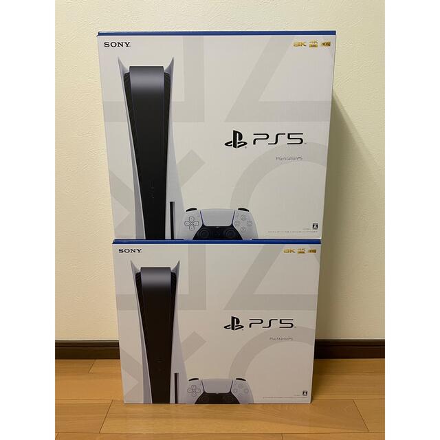 PlayStation - 2台セット PS5 プレイステーション5 CFI-1100A01の通販 PlayStation - 2台セット PS5 プレイステーション5 CFI-1100A01の通販