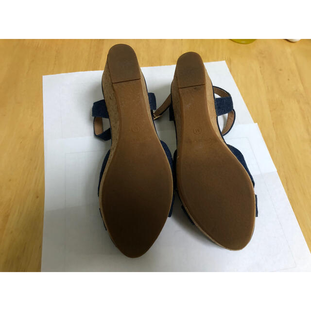 ORiental TRaffic(オリエンタルトラフィック)のオリエンタルトラフィック　サンダル　デニム　青　厚底 レディースの靴/シューズ(サンダル)の商品写真