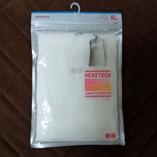 ユニクロ(UNIQLO)のユニクロ ヒートテック タンクトップ 白 XL(アンダーシャツ/防寒インナー)