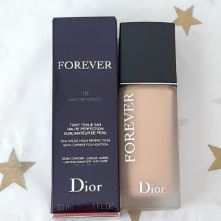 ディオール(Dior)のディオールスキン フォーエヴァー フルイド マット 1N(ファンデーション)